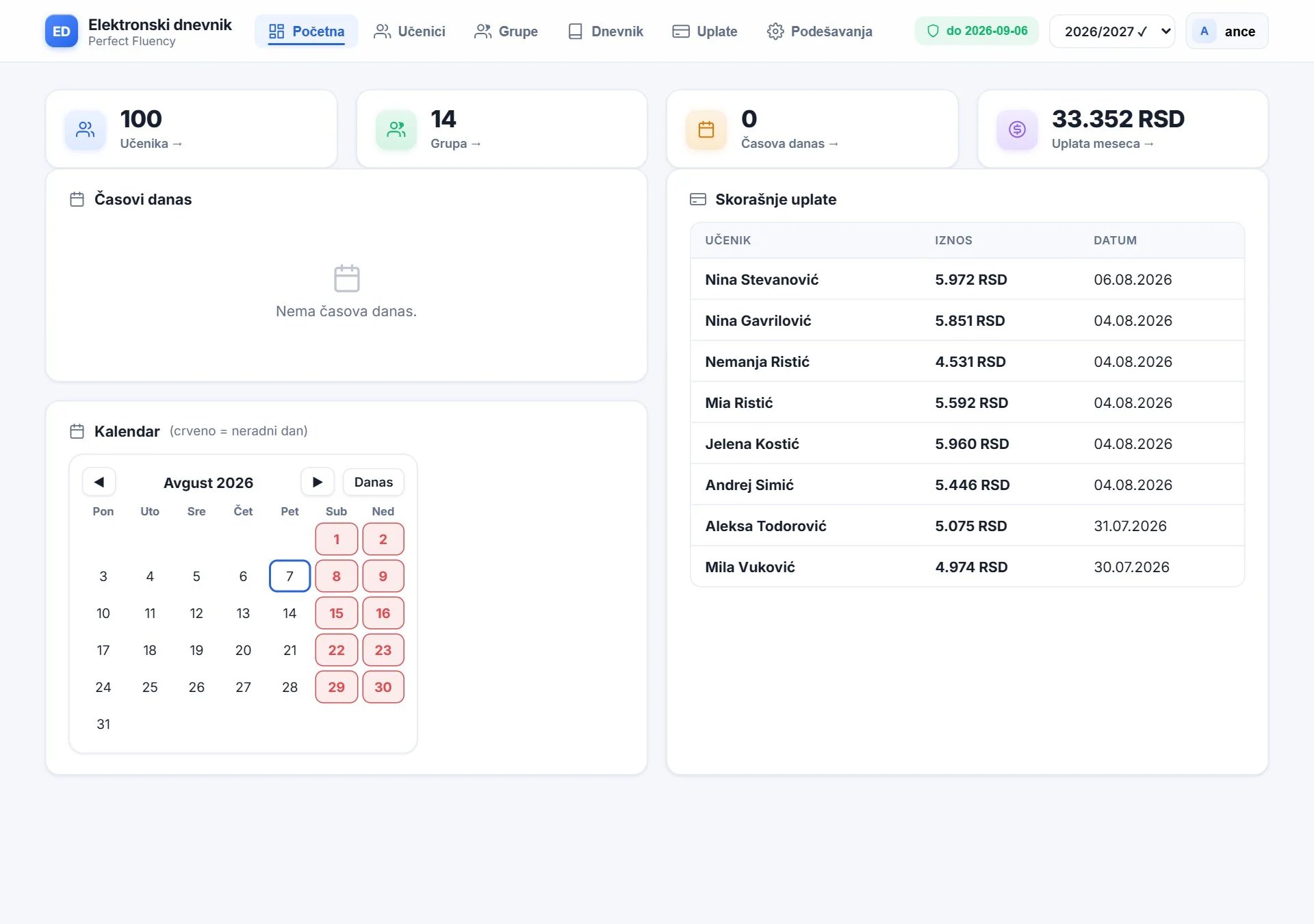 Dashboard