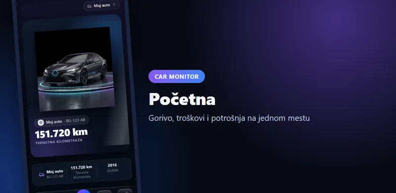 CAR MONITOR - pregled vozila